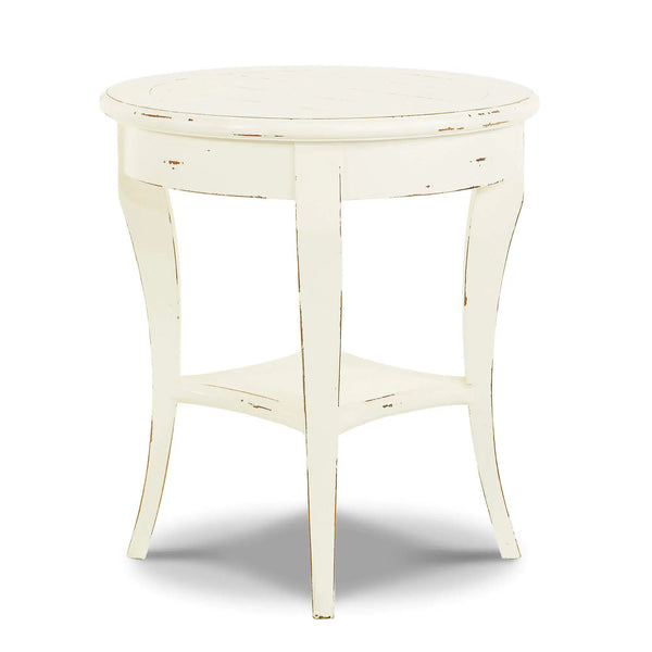 Bradley Round Side Table-Blue Hand Home