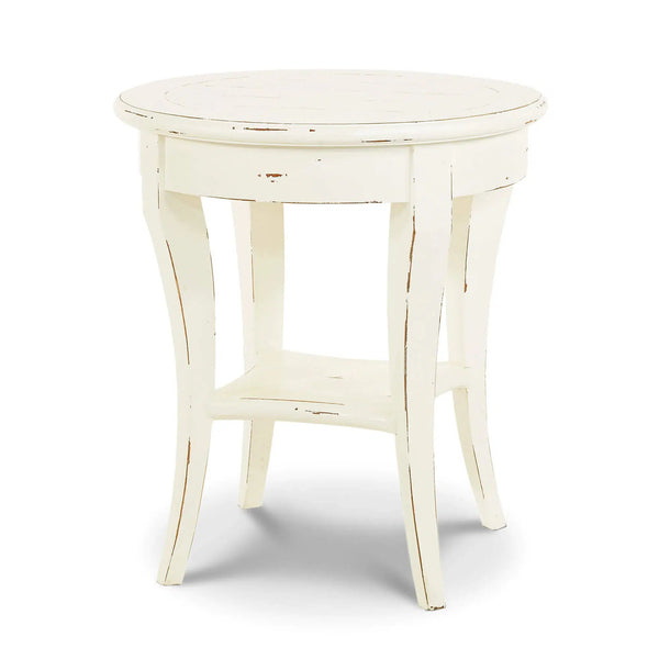 Bradley Round Side Table-Blue Hand Home