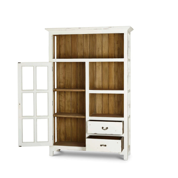 Aries Kitchen Single Door Cupboard-Blue Hand Home