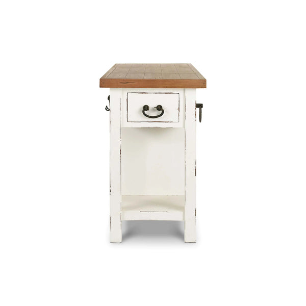 Umbria Kitchen Island Small-Blue Hand Home