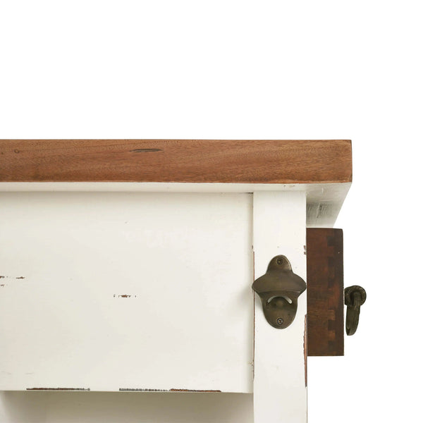 Umbria Kitchen Island Small-Blue Hand Home