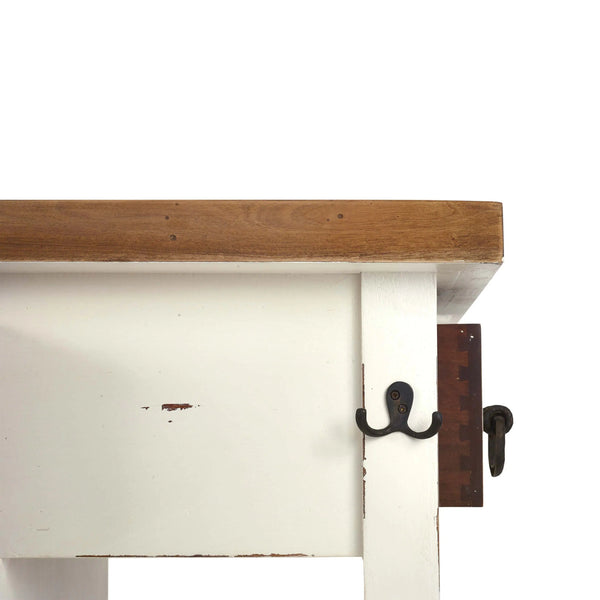 Umbria Kitchen Island Small-Blue Hand Home