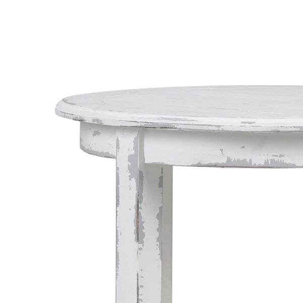 Luna Round 3 Tier Side Table-Blue Hand Home
