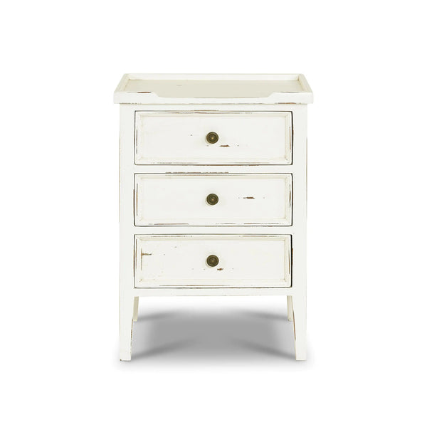 Eton 3 Drawer End Table-Blue Hand Home