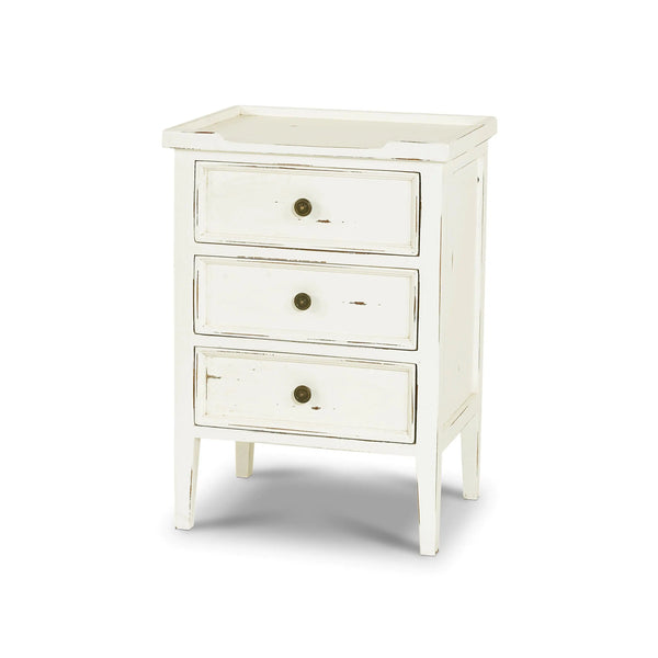 Eton 3 Drawer End Table-Blue Hand Home