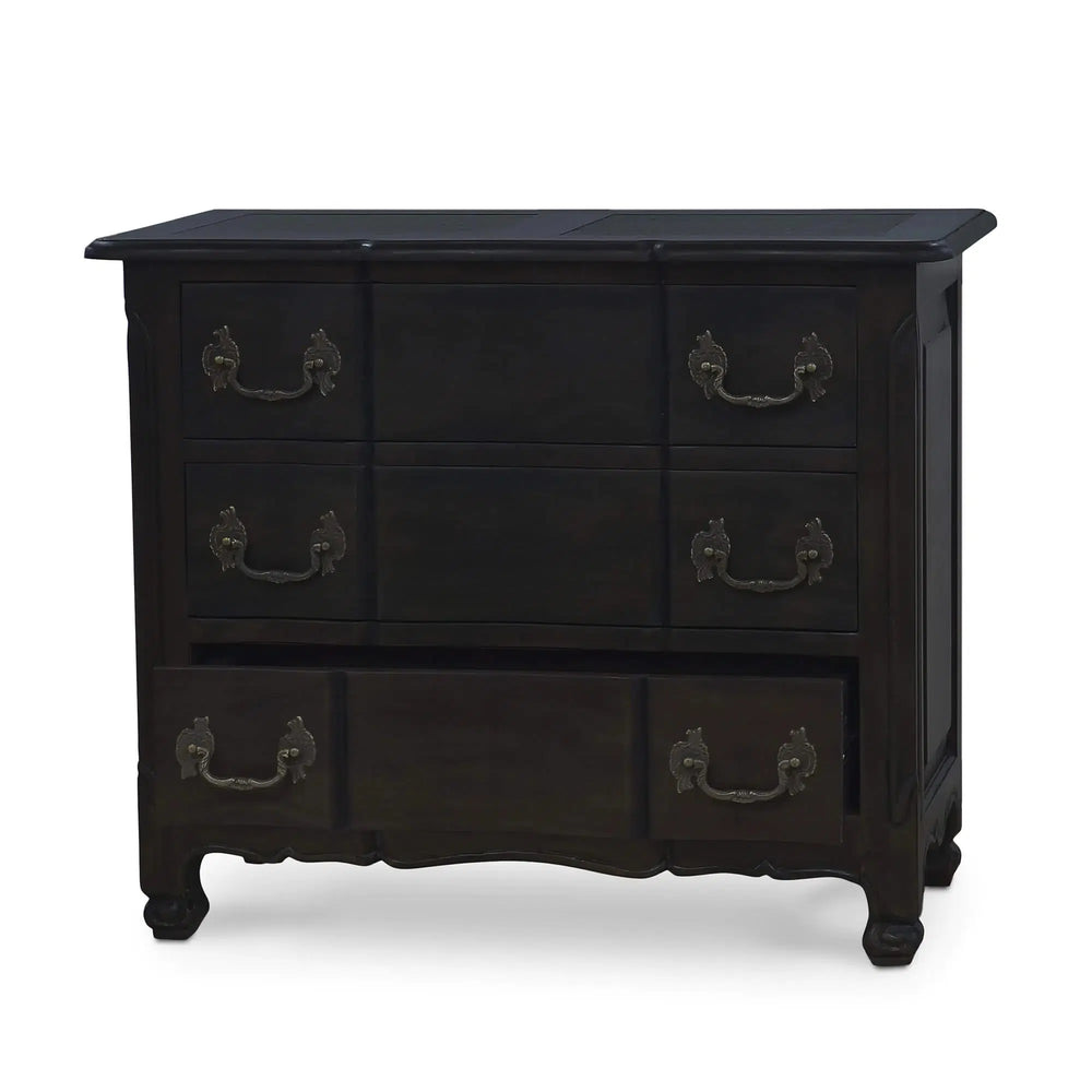Provence 3 Drawer Dresser Medium-Blue Hand Home