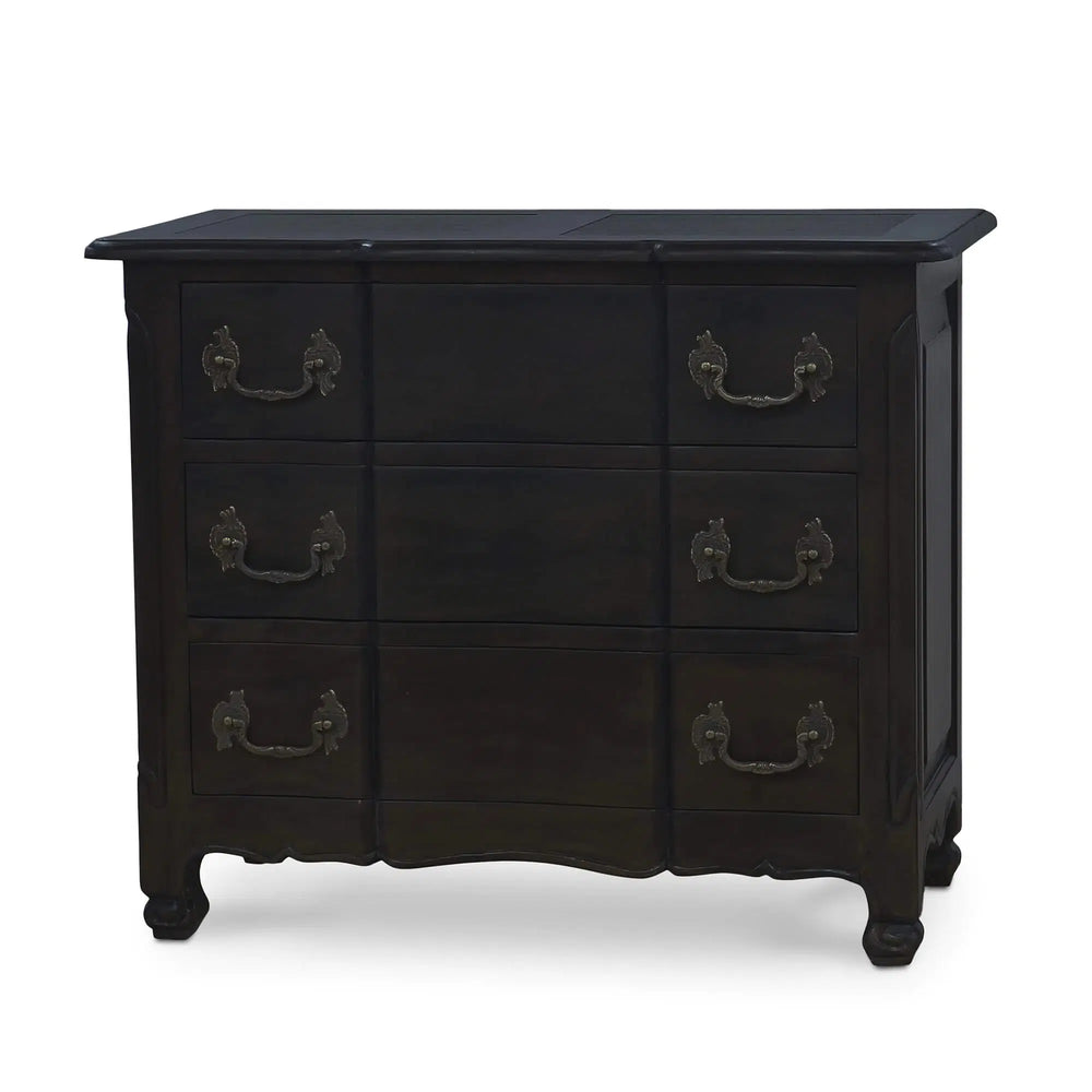 Provence 3 Drawer Dresser Medium-Blue Hand Home