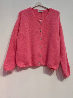 Kid mohair and wool vest 7535-Blue Hand Home