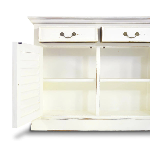 Shutter Narrow Sideboard-Blue Hand Home