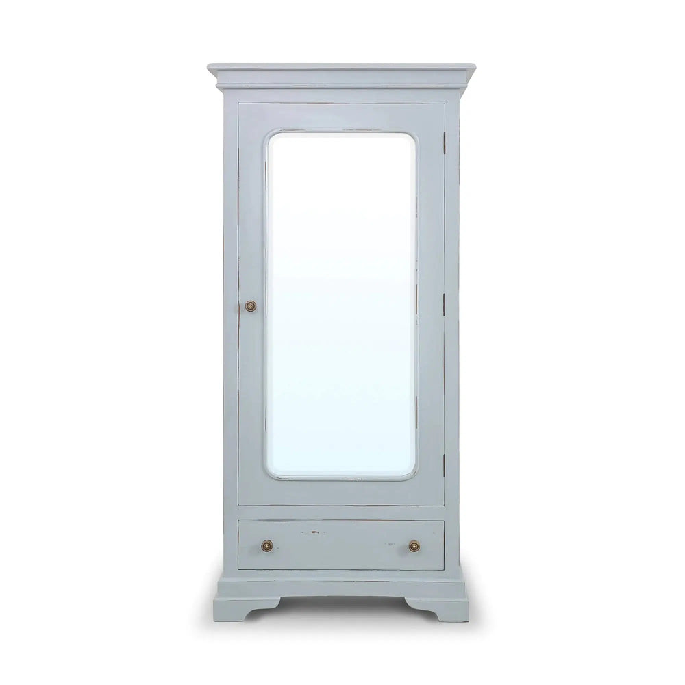 Homestead Mirror Wardrobe-Blue Hand Home