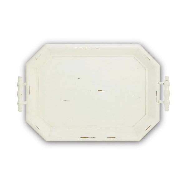 Victorian Octagonal Tray-Blue Hand Home
