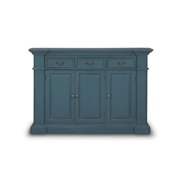 Roosevelt 3 Drawer Narrow Sideboard-Blue Hand Home