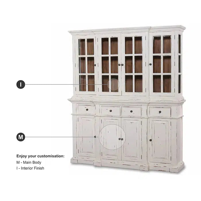 Genoa Hutch-Blue Hand Home