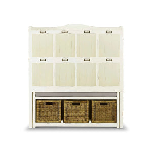 Hancock Storage Cabinet w/ Trundle Bench-Blue Hand Home