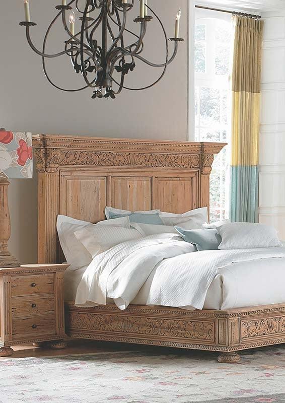 Charleston Bed King-Blue Hand Home