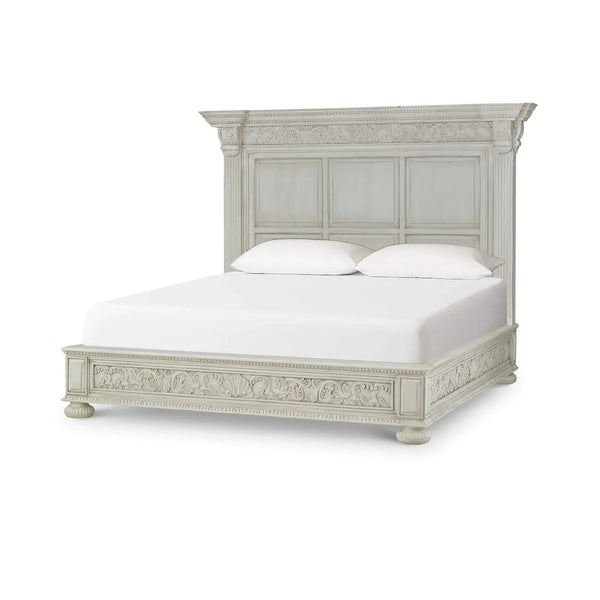 Charleston Bed King-Blue Hand Home