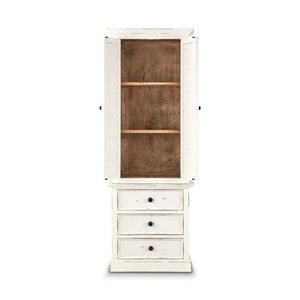 Cottage Tall Shutter Cabinet-Blue Hand Home