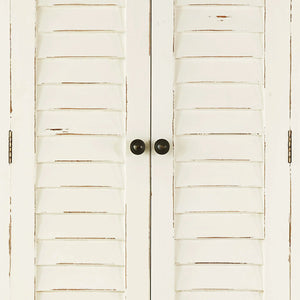 Cottage Tall Shutter Cabinet-Blue Hand Home