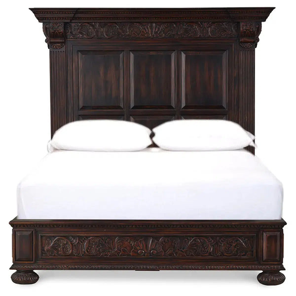 Charleston Bed Queen-Blue Hand Home