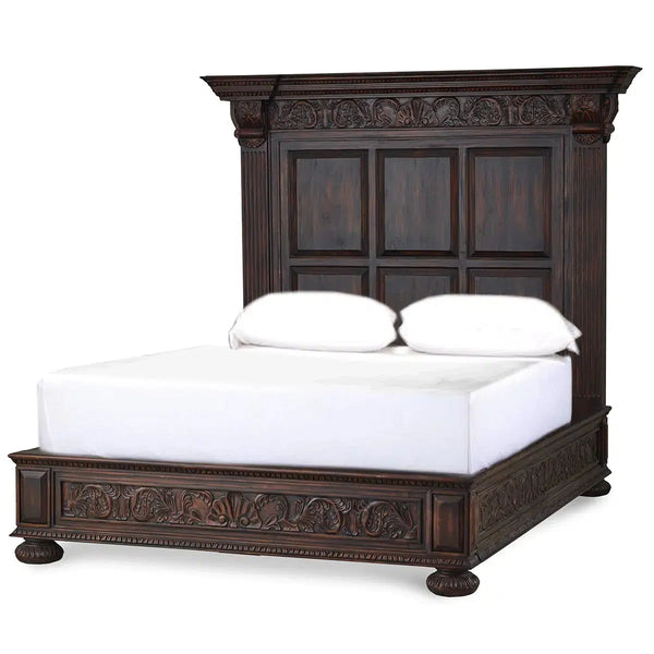 Charleston Bed Queen-Blue Hand Home