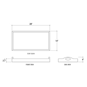 English Tray-Blue Hand Home