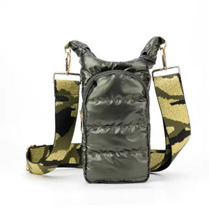 The Capri | Tumbler Carrier Crossbody-Blue Hand Home