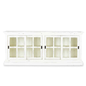 Julia English Media Cabinet-Blue Hand Home