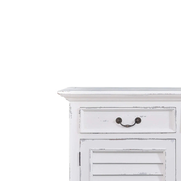 Narrow Shutter 3 Door Sideboard-Blue Hand Home