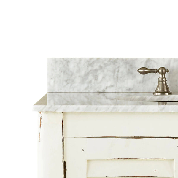 Cottage Guest Vanity w/ Sink & Marble Top-Blue Hand Home