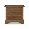 Huntley 3 Drawer Nightstand In Straw Wash-Blue Hand Home