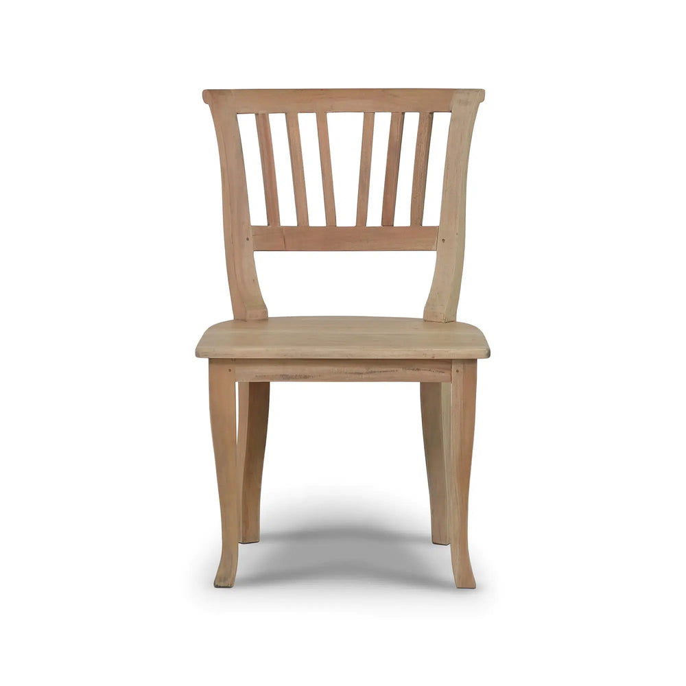 Manchester Dining Chair w/ Wooden Seat-Blue Hand Home