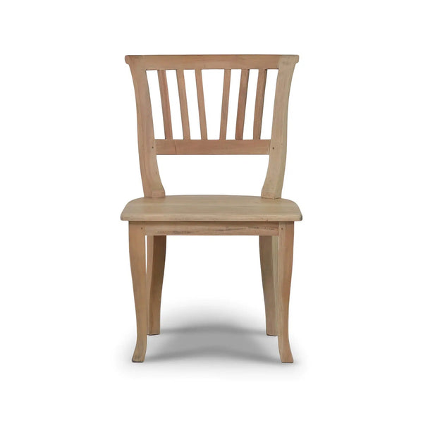 Manchester Dining Chair w/ Wooden Seat-Blue Hand Home