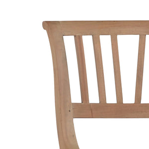 Manchester Dining Chair w/ Wooden Seat-Blue Hand Home