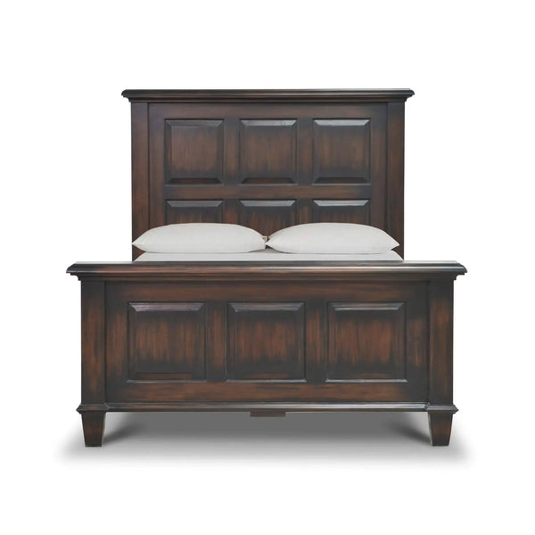 Huntley Bed Queen-Blue Hand Home