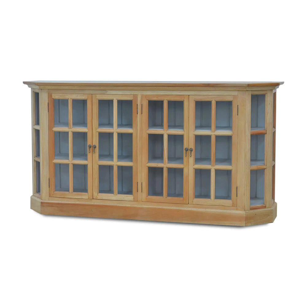 Cape Cod Narrow Media Console-Blue Hand Home
