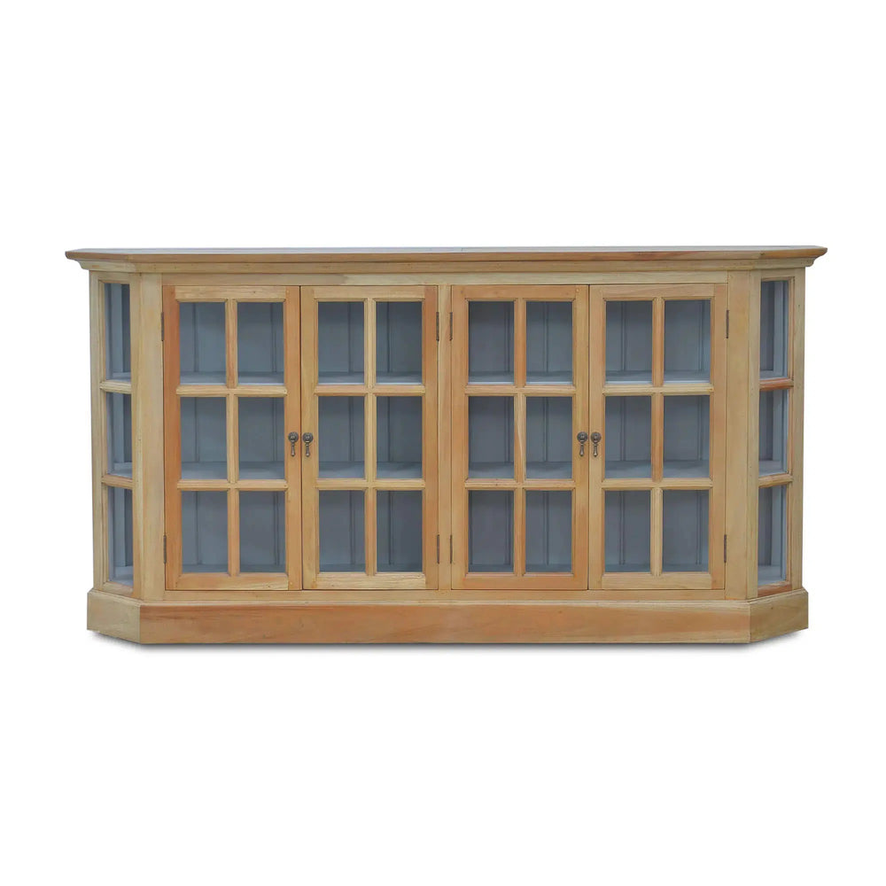 Cape Cod Narrow Media Console-Blue Hand Home