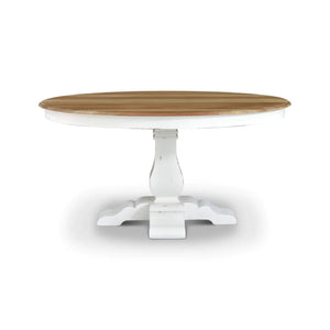 Trestle Round Dining Table 60"-Blue Hand Home