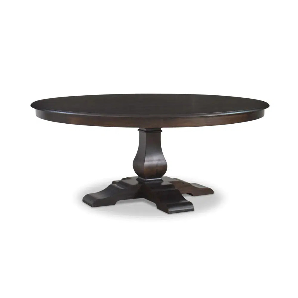 Trestle Round Dining Table 72''-Blue Hand Home
