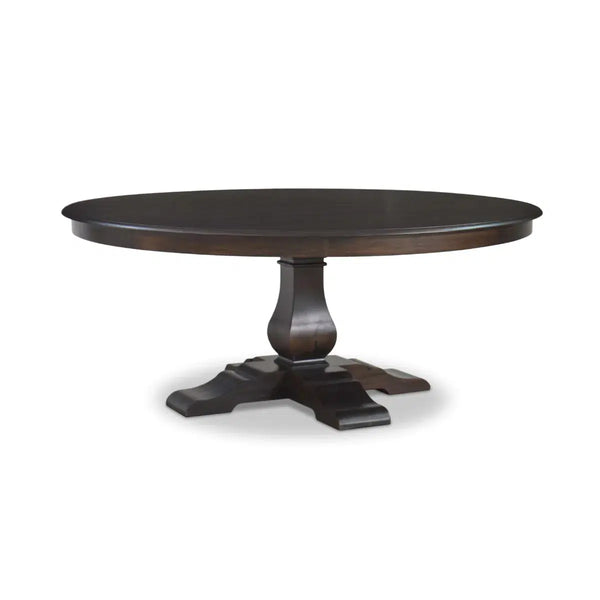 Trestle Round Dining Table 72''-Blue Hand Home