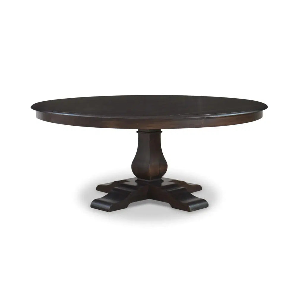 Trestle Round Dining Table 72''-Blue Hand Home