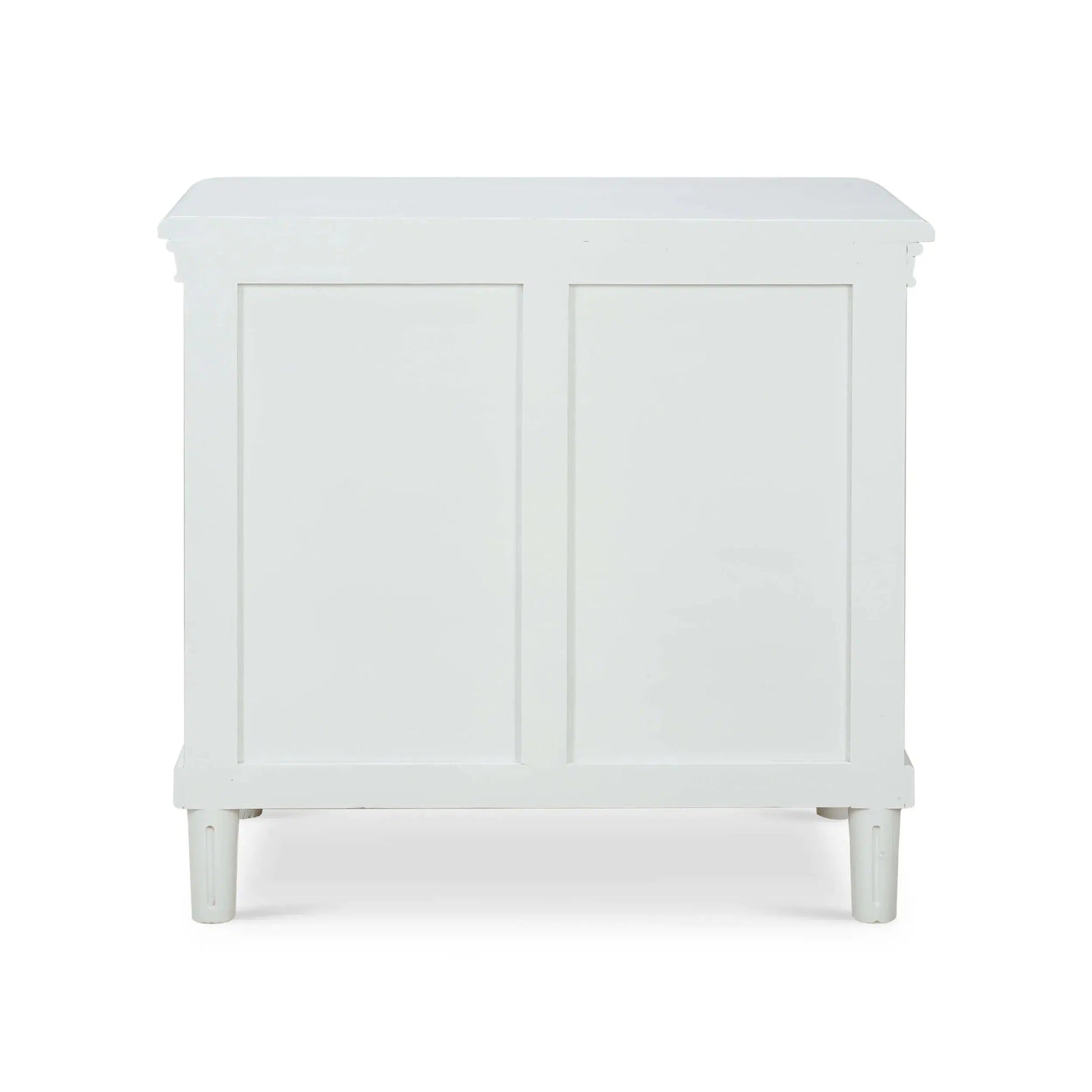 Hayward 3 Drawer Dresser Small In Architectural White-Blue Hand Home