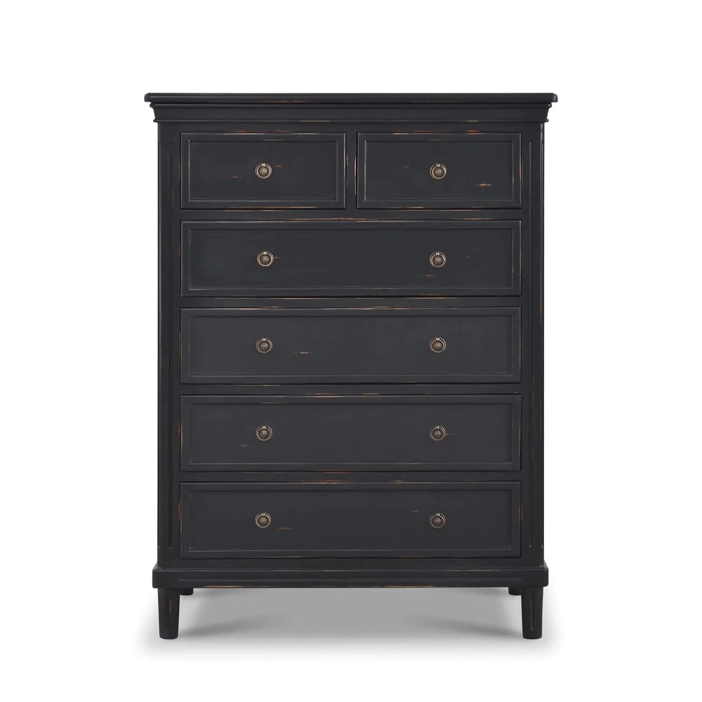 Hayward 6 Drawer Tall Boy-Blue Hand Home