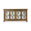 Hamilton 4 Door Buffet In Straw Wash & Architectural White-Blue Hand Home