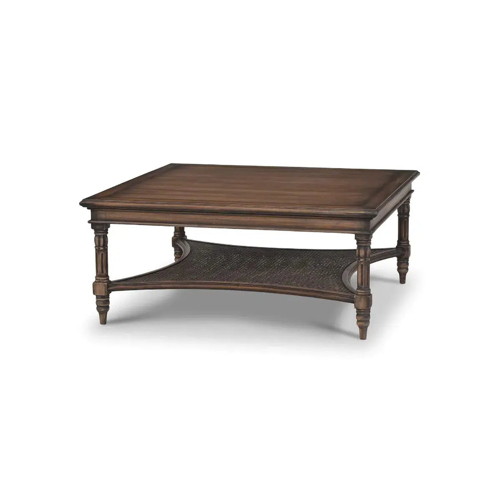 Montego Square Coffee Table-Blue Hand Home