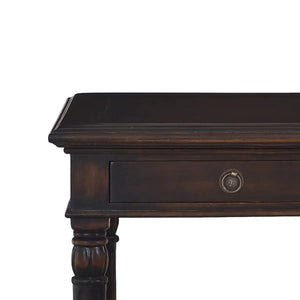 Montego Square End Table w/ Drawer-Blue Hand Home
