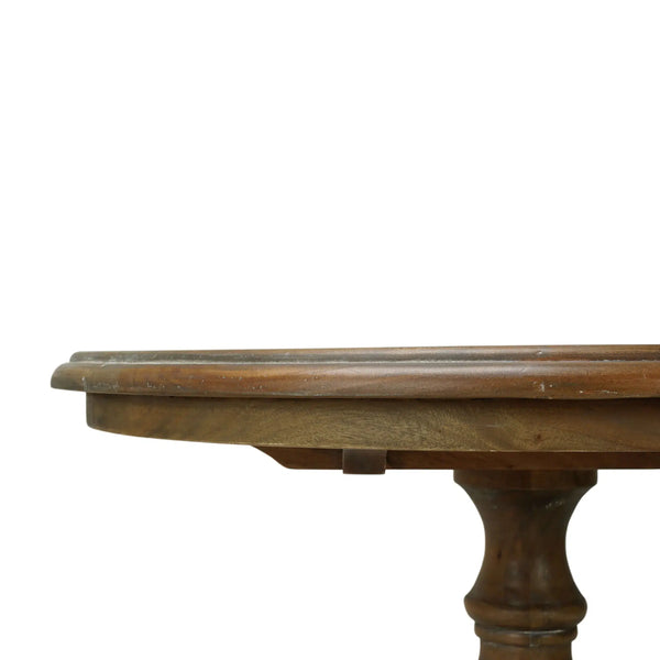Gloucester Lamp Table In Straw Wash-Blue Hand Home