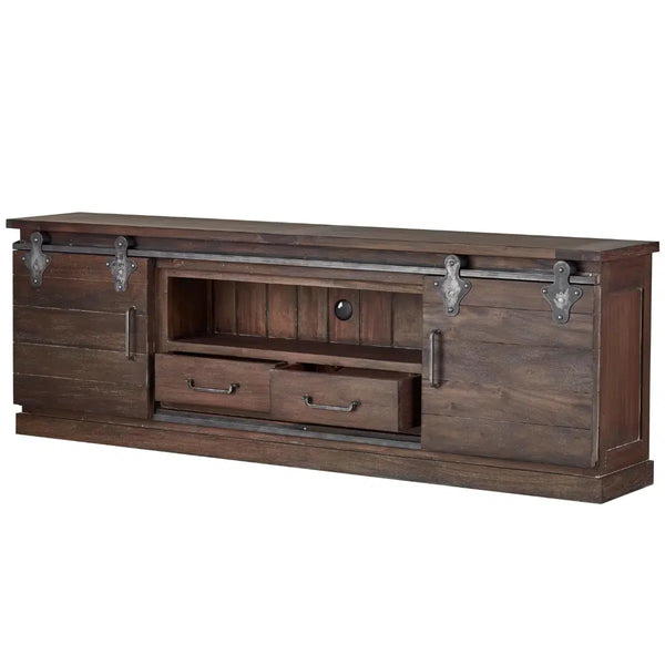 Sonoma Narrow Media Console 84''-Blue Hand Home