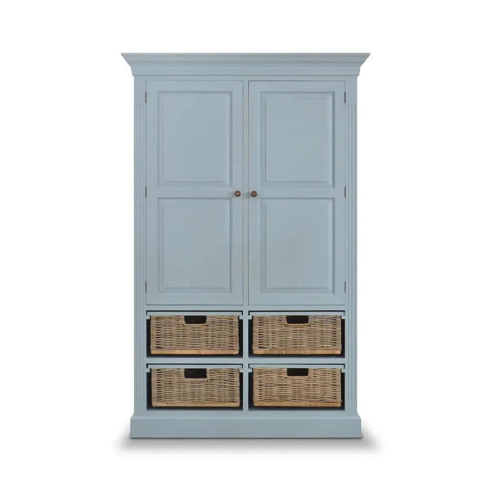 Sonoma Storage Cabinet w/ Baskets-Blue Hand Home