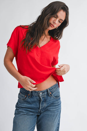 8281dk Til V-Neck Baby Top 3