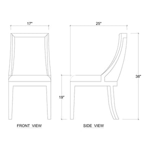 Monarch Dining Chair-Blue Hand Home
